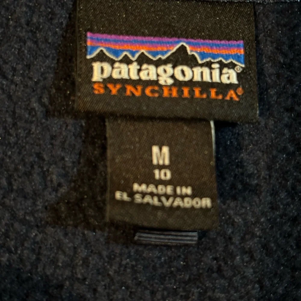 PATAGONIA Fleece Quarter Snap Girls SYNCHILLA JACKET M 10